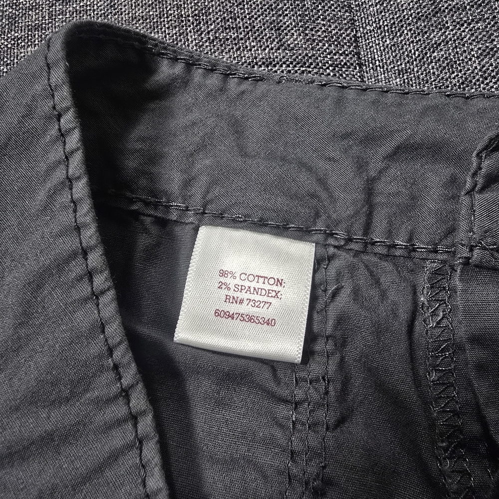 SO Junior Size 13 Charcoal Retro Cargo Crop Pants - Picture 6 of 7